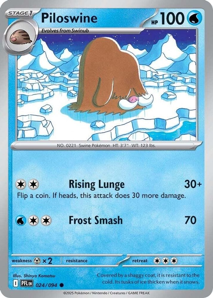 ME02: Phantasmal Flames (PFL) - Piloswine (#024/094, Common) ()