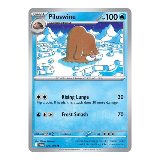ME02: Phantasmal Flames (PFL) - Piloswine (#024/094) (Near Mint)