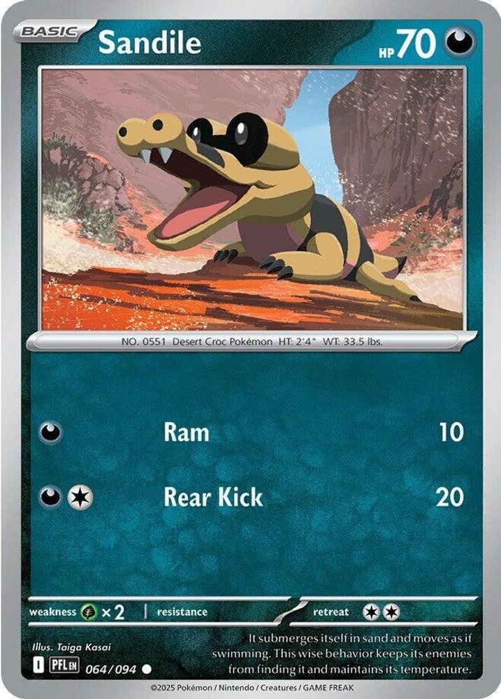 ME02: Phantasmal Flames (PFL) - Sandile (#064/094, Common) ()
