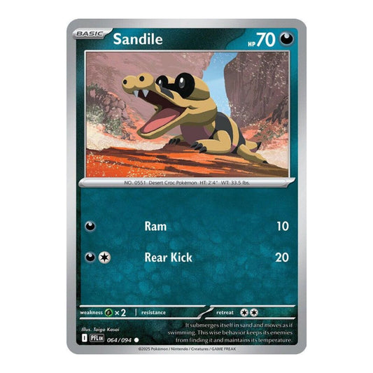 ME02: Phantasmal Flames (PFL) - Sandile (#064/094) (Near Mint)