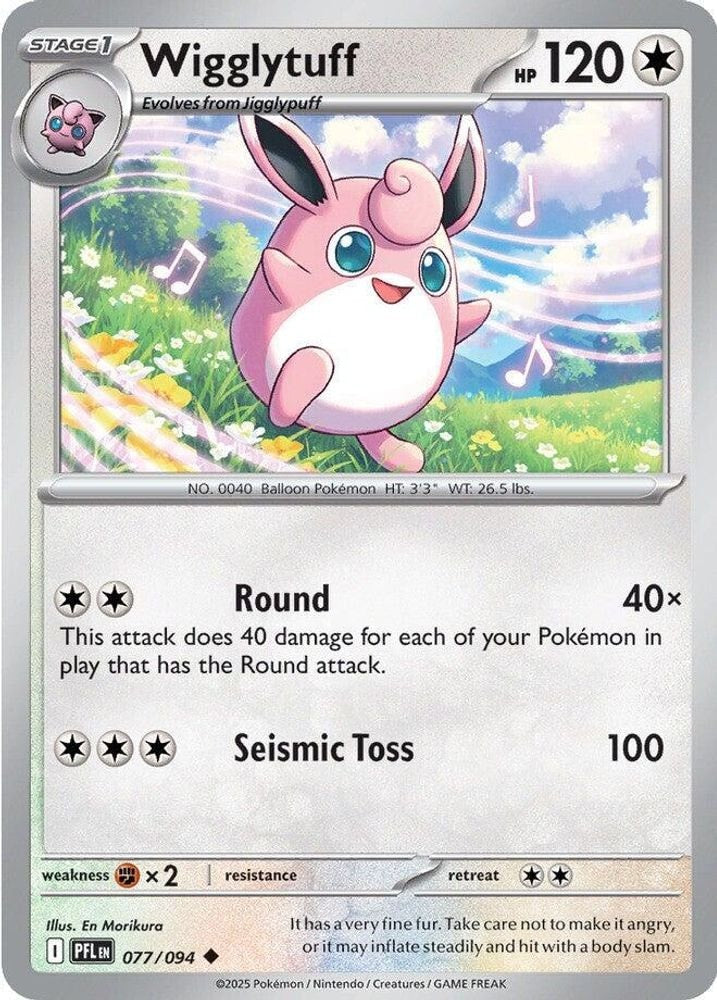 ME02: Phantasmal Flames (PFL) - Wigglytuff - 077/094 (#077/094, Uncommon) ()