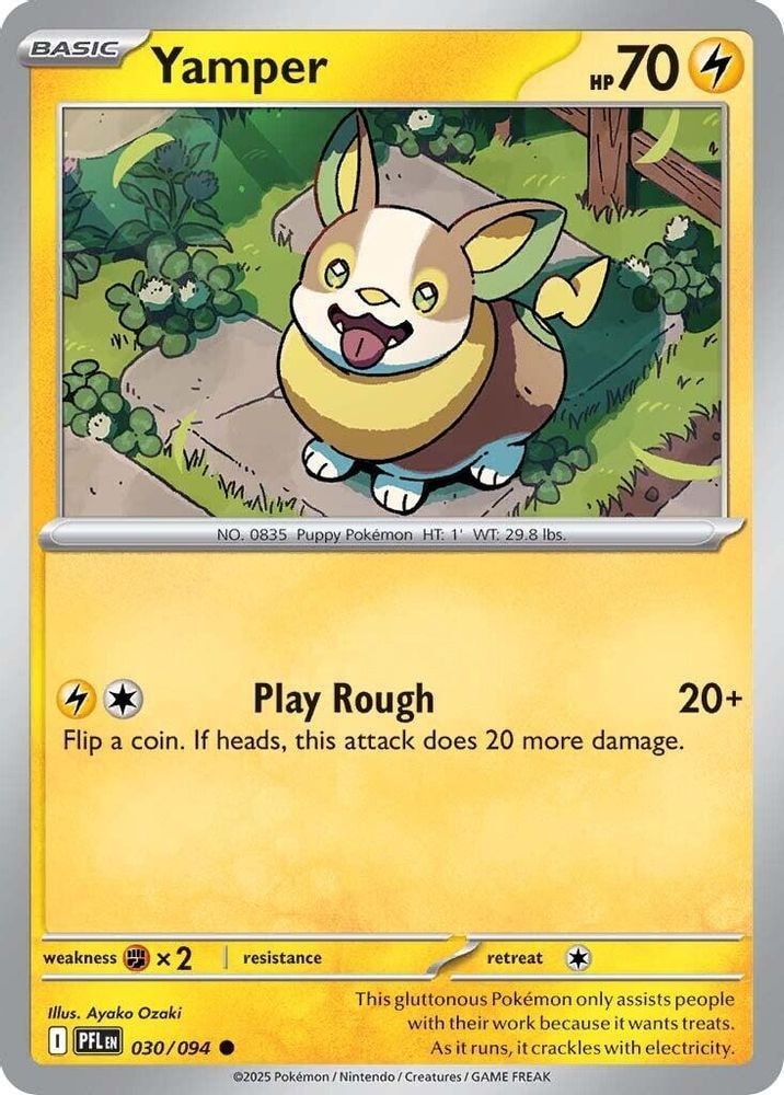 ME02: Phantasmal Flames (PFL) - Yamper - 030/094 (#030/094, Common) ()