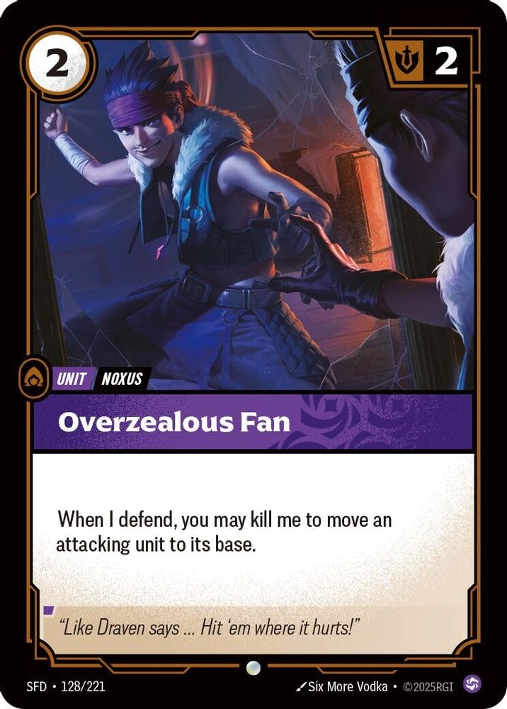 Spiritforged (SFD) - Overzealous Fan (#128/221, Common) ()