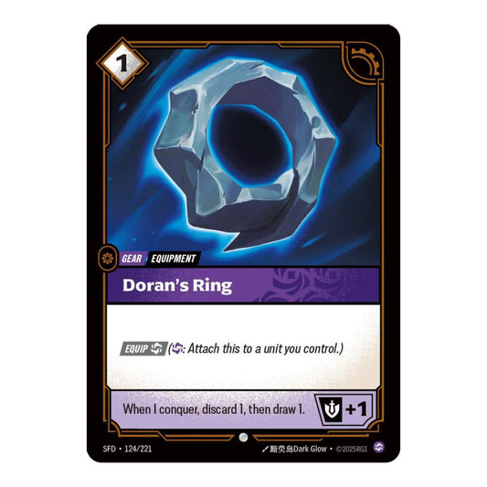 Spiritforged (SFD) - Dorans Ring (#124/221) (Near Mint)