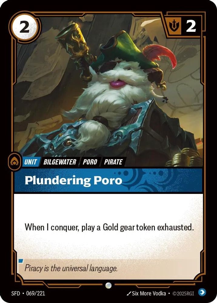 Spiritforged (SFD) - Plundering Poro (#069/221, Common) ()