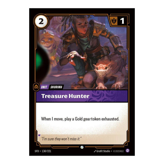 Spiritforged (SFD) - Treasure Hunter (#130/221) (Near Mint)