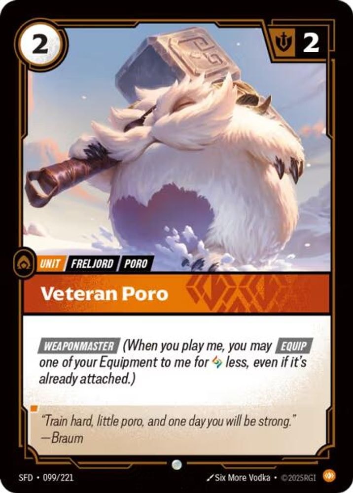 Spiritforged (SFD) - Veteran Poro (#099/221, Common) ()