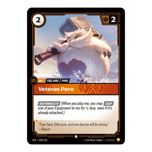 Spiritforged (SFD) - Veteran Poro (#099/221) (Near Mint)