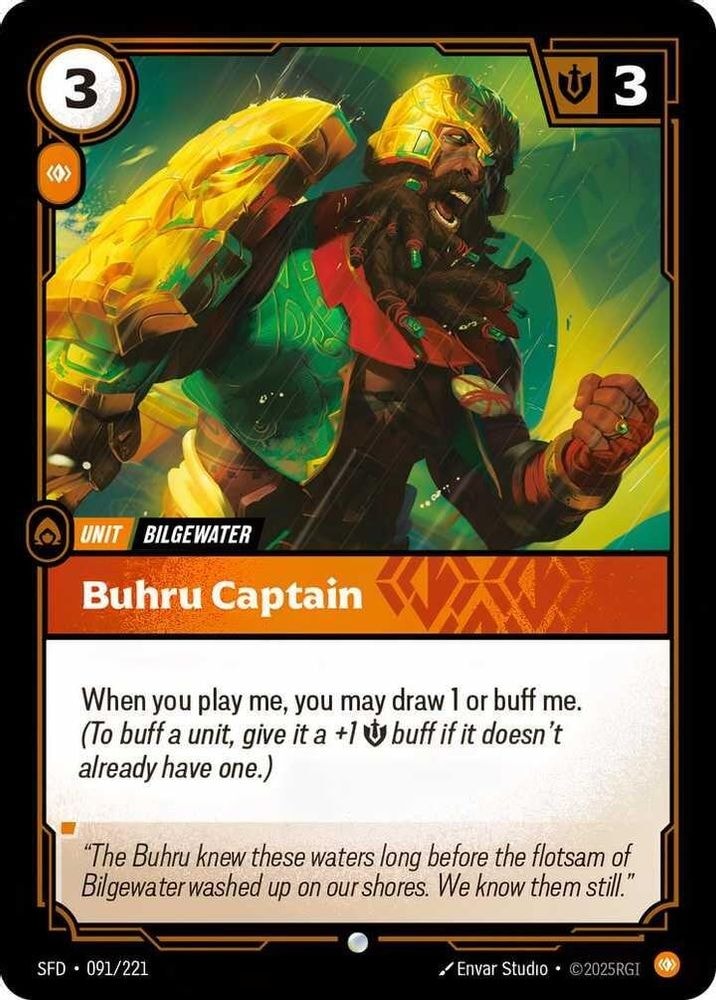 Spiritforged (SFD) - Buhru Captain (#091/221, Common) ()