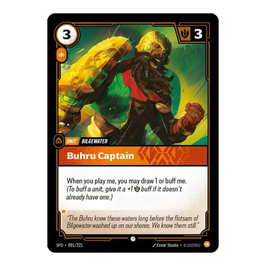 Spiritforged (SFD) - Buhru Captain (#091/221) (Near Mint)