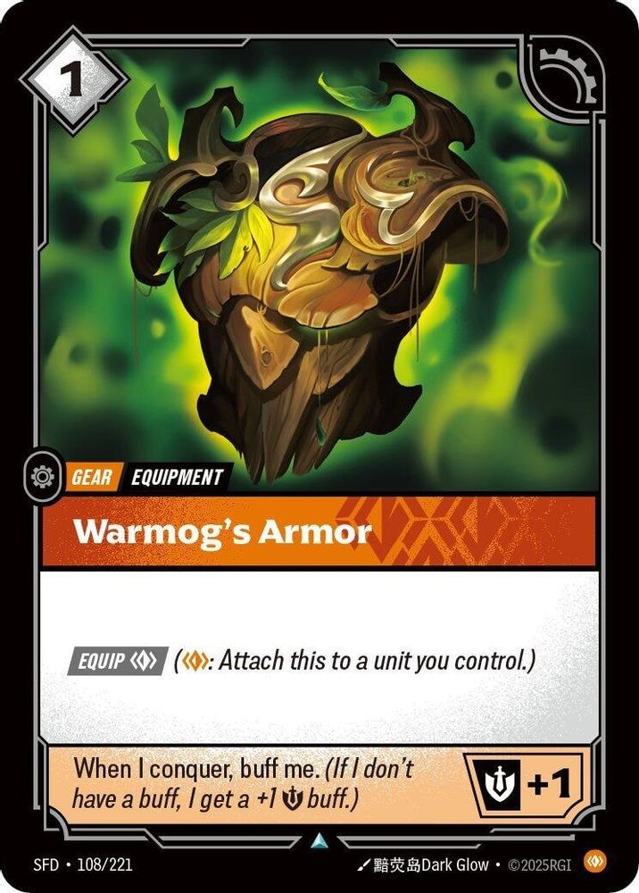 Spiritforged (SFD) - Warmog's Armor (#108/221, Uncommon) ()