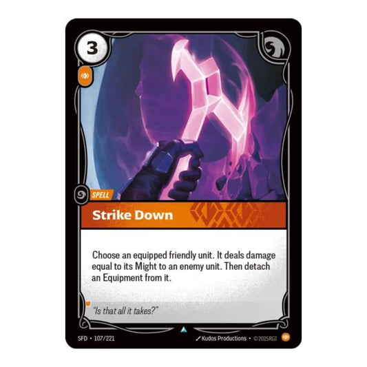 Spiritforged (SFD) - Strike Down (#107/221) (Near Mint)