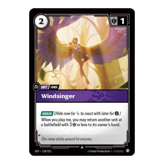 Spiritforged (SFD) - Windsinger (#138/221) (Near Mint)