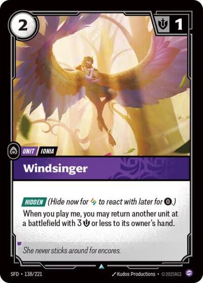 Spiritforged (SFD) - Windsinger (#138/221, Uncommon) ()