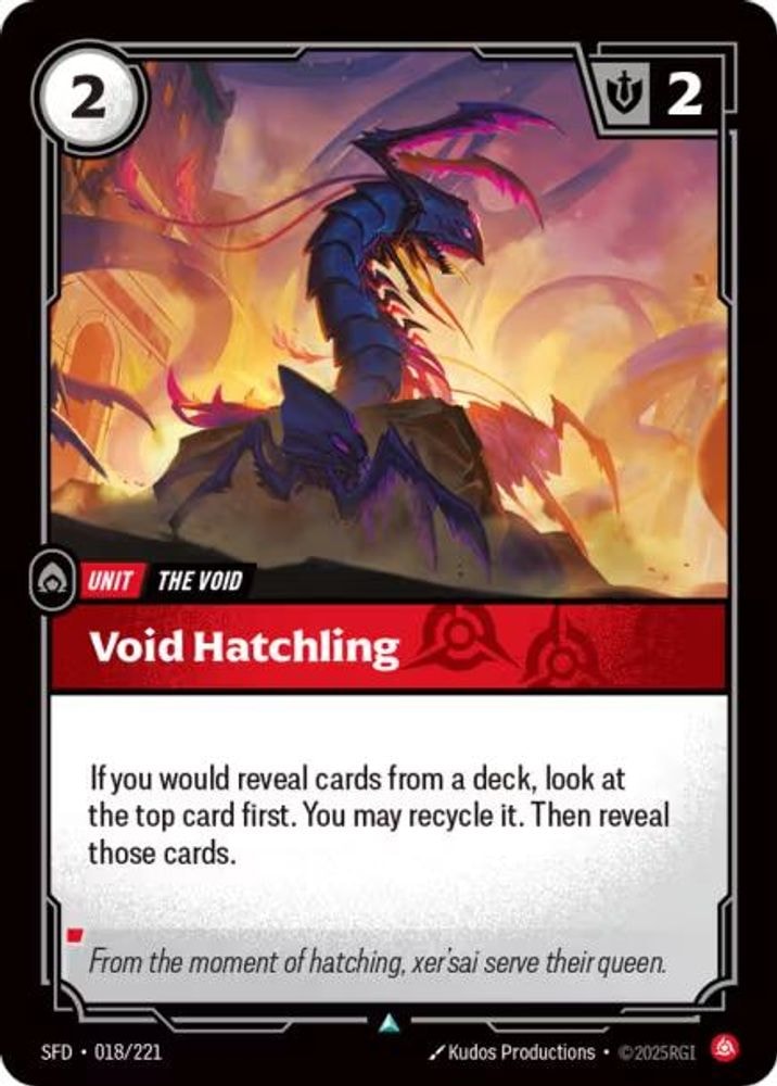 Spiritforged (SFD) - Void Hatchling (#018/221, Uncommon) ()