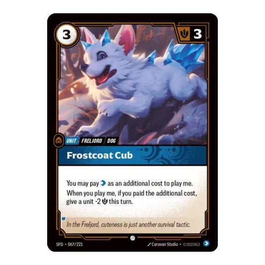 Spiritforged (SFD) - Frostcoat Cub (#067/221) (Near Mint)