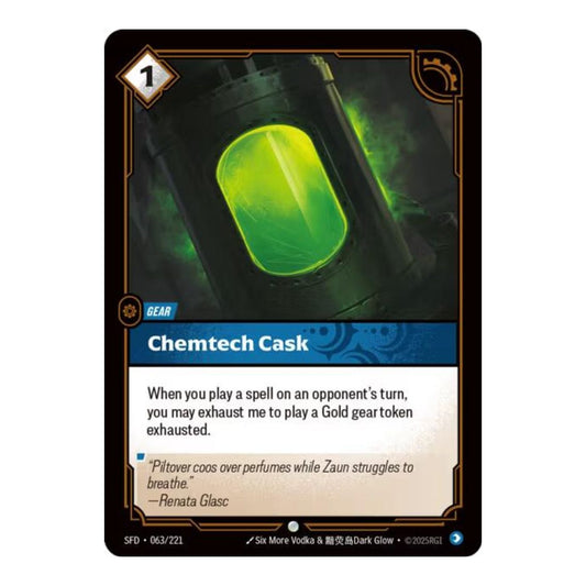 Spiritforged (SFD) - Chemtech Cask (#063/221) (Near Mint)