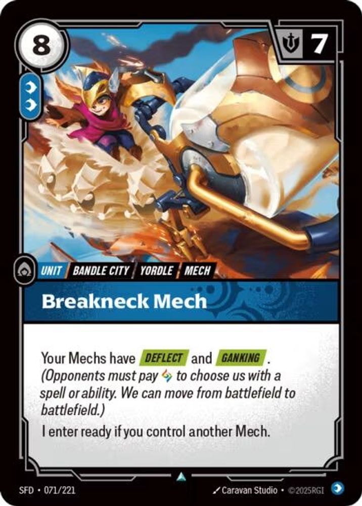 Spiritforged (SFD) - Breakneck Mech (#071/221, Uncommon) ()