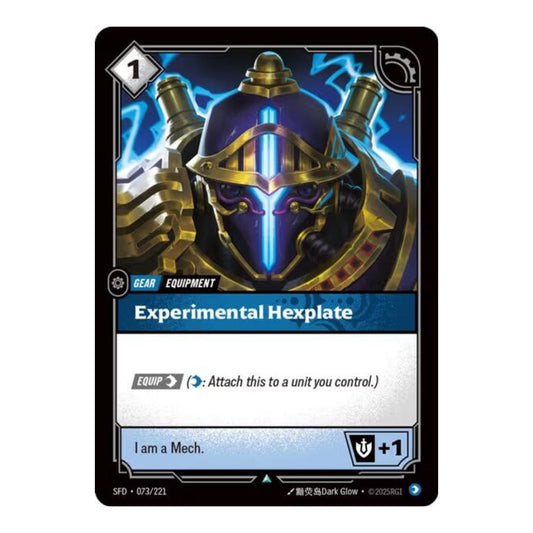 Spiritforged (SFD) - Experimental Hexplate (#073/221) (Near Mint)