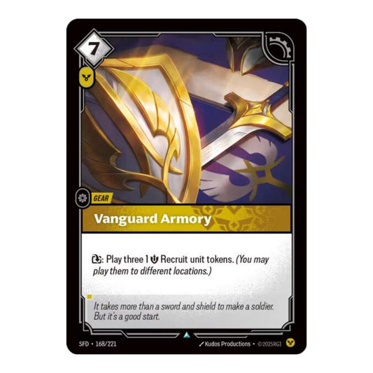 Spiritforged (SFD) - Vanguard Armory (#168/221) (Near Mint)