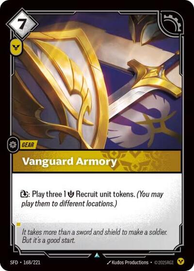 Spiritforged (SFD) - Vanguard Armory (#168/221, Uncommon) ()
