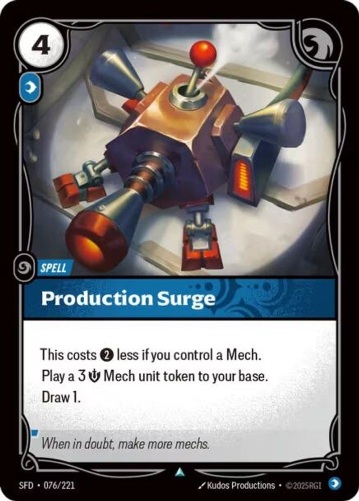 Spiritforged (SFD) - Production Surge (#076/221, Uncommon) ()