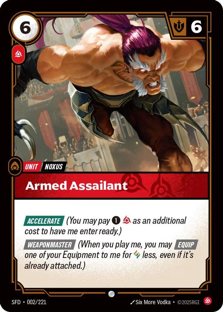 Spiritforged (SFD) - Armed Assailant (#002/221, Common) ()