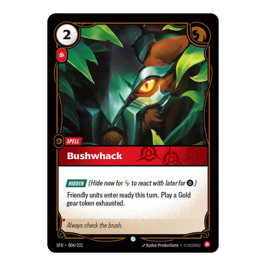 Spiritforged (SFD) - Bushwhack (#004/221) (Near Mint)