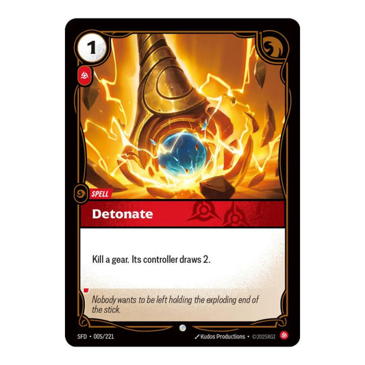 Spiritforged (SFD) - Detonate (#005/221) (Near Mint)