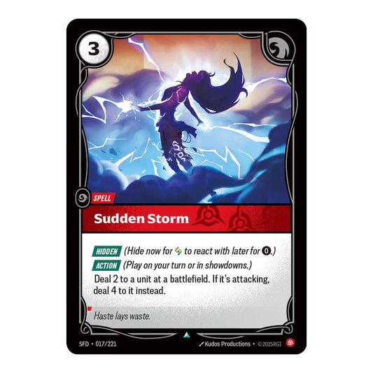 Spiritforged (SFD) - Sudden Storm (#017/221) (Near Mint)
