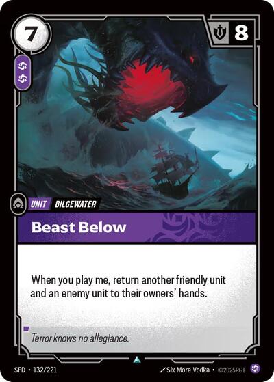 Spiritforged (SFD) - Beast Below (#132/221, Uncommon) ()