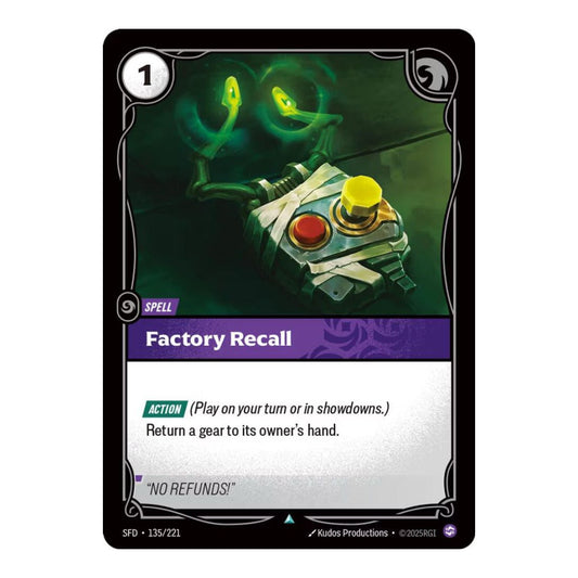 Spiritforged (SFD) - Factory Recall (#135/221) (Near Mint)