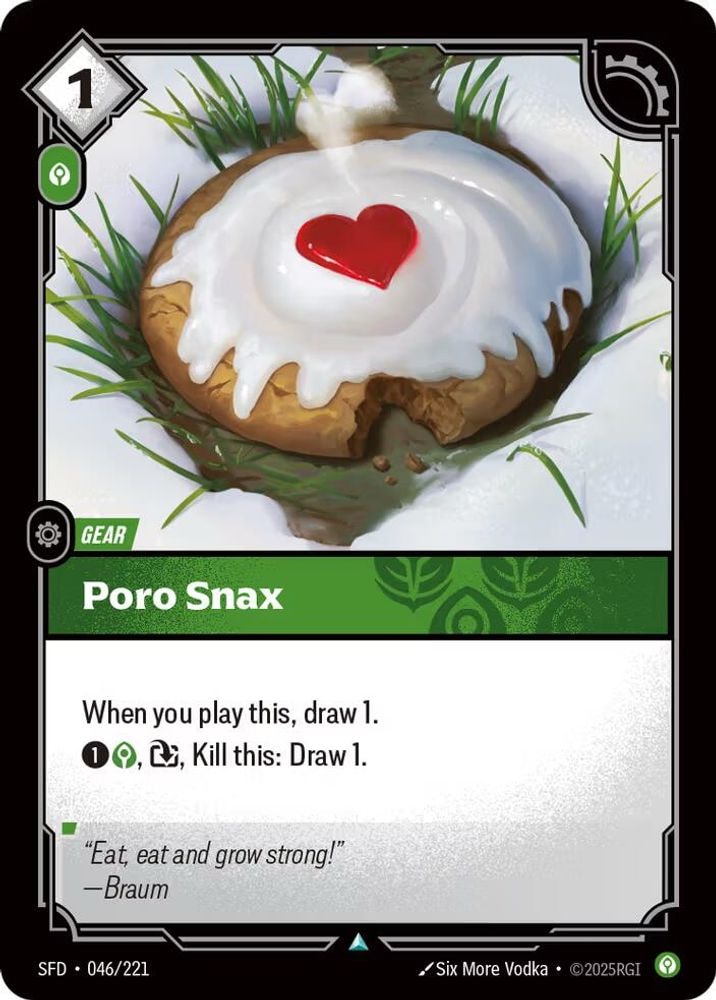 Spiritforged (SFD) - Poro Snax (#046/221, Uncommon) ()