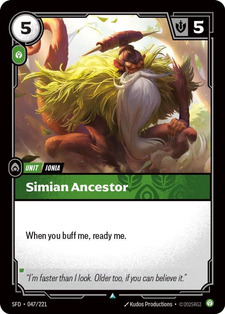 Spiritforged (SFD) - Simian Ancestor (#047/221, Uncommon) ()