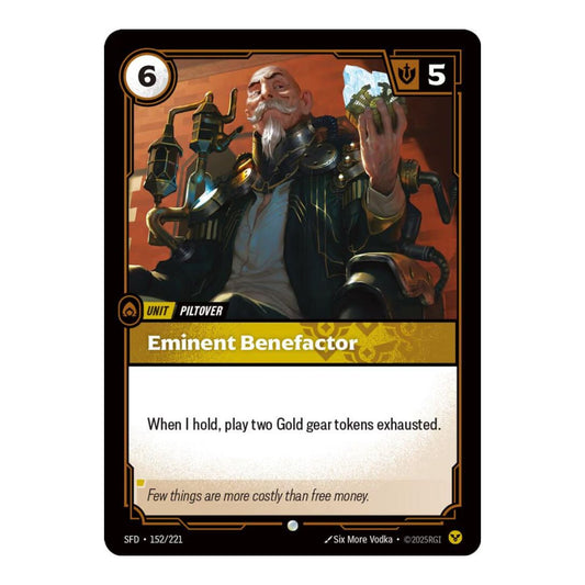 Spiritforged (SFD) - Eminent Benefactor (#152/221) (Near Mint)