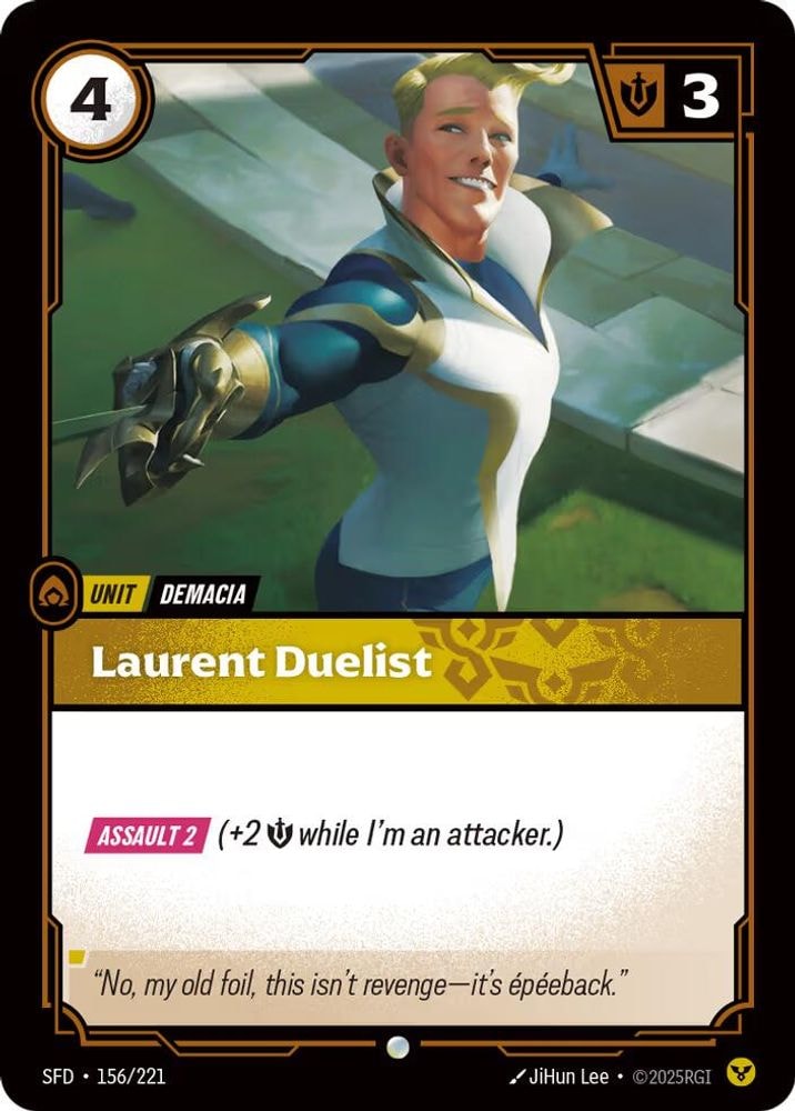 Spiritforged (SFD) - Laurent Duelist (#156/221, Common) ()