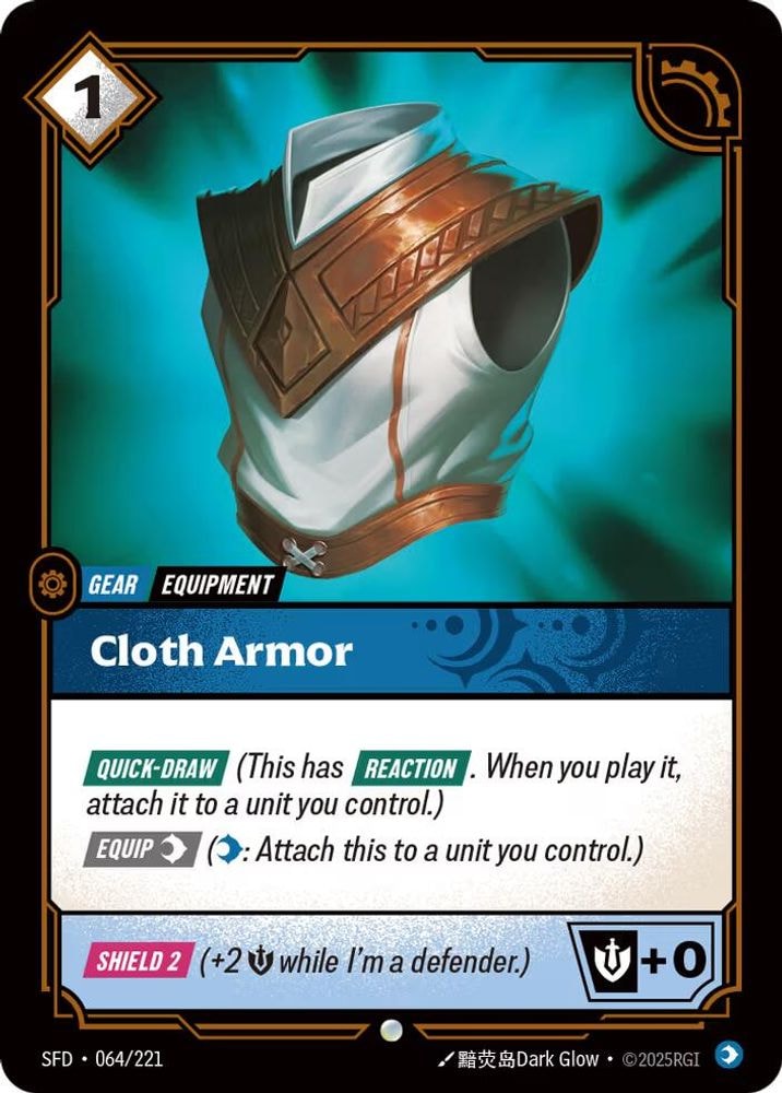 Spiritforged (SFD) - Cloth Armor (#064/221, Common) ()