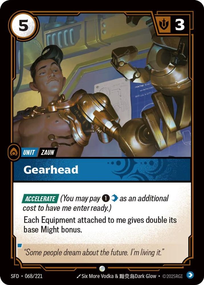 Spiritforged (SFD) - Gearhead (#068/221, Common) ()