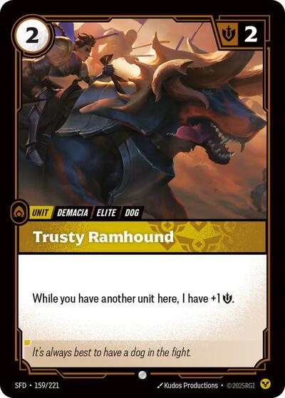 Spiritforged (SFD) - Trusty Ramhound (#159/221, Common) ()