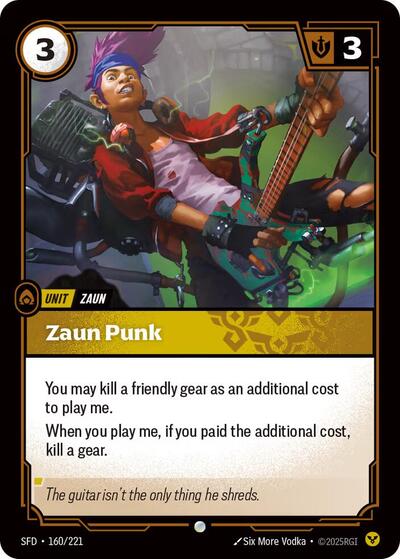 Spiritforged (SFD) - Zaun Punk (#160/221, Common) ()