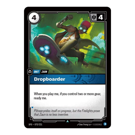 Spiritforged (SFD) - Dropboarder (#072/221) (Near Mint)