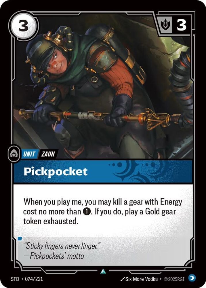 Spiritforged (SFD) - Pickpocket (#074/221, Uncommon) ()