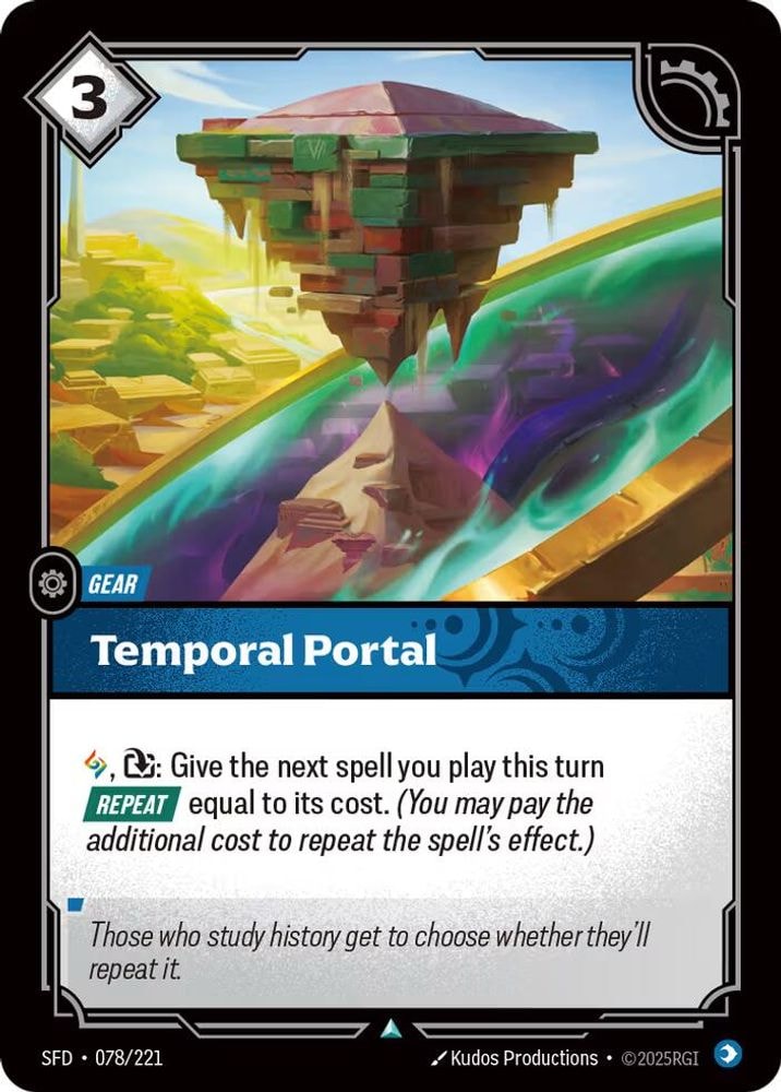 Spiritforged (SFD) - Temporal Portal (#078/221, Uncommon) ()