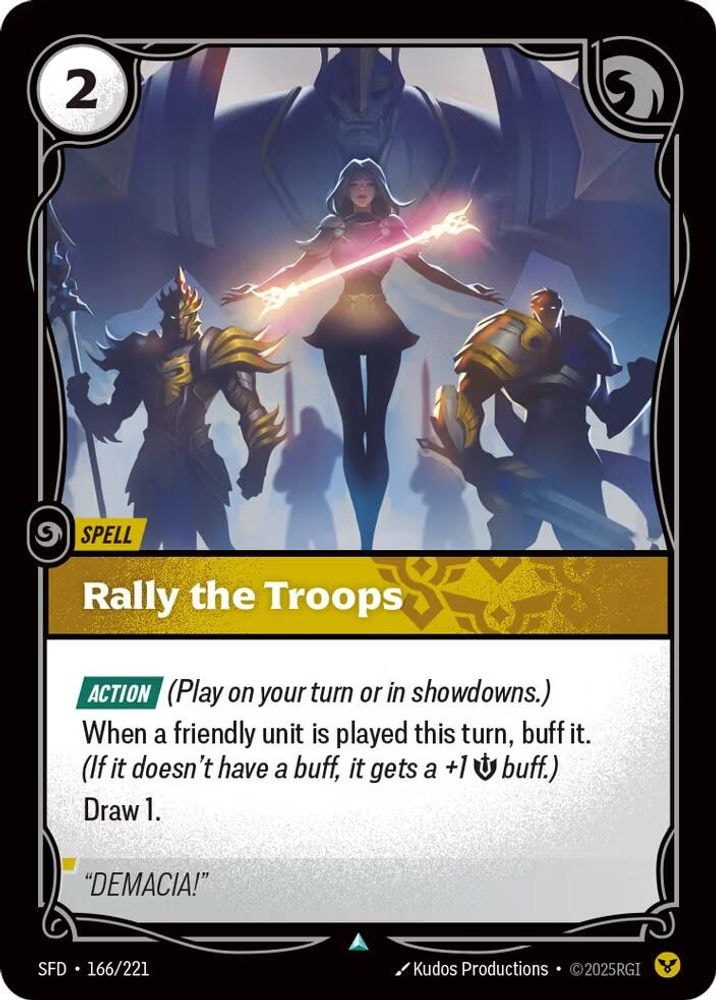 Spiritforged (SFD) - Rally the Troops (#166/221, Uncommon) ()