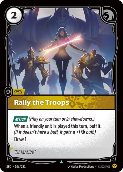 Spiritforged (SFD) - Rally the Troops (#166/221, Uncommon) ()