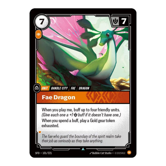 Spiritforged (SFD) - Fae Dragon (#101/221) (Near Mint)