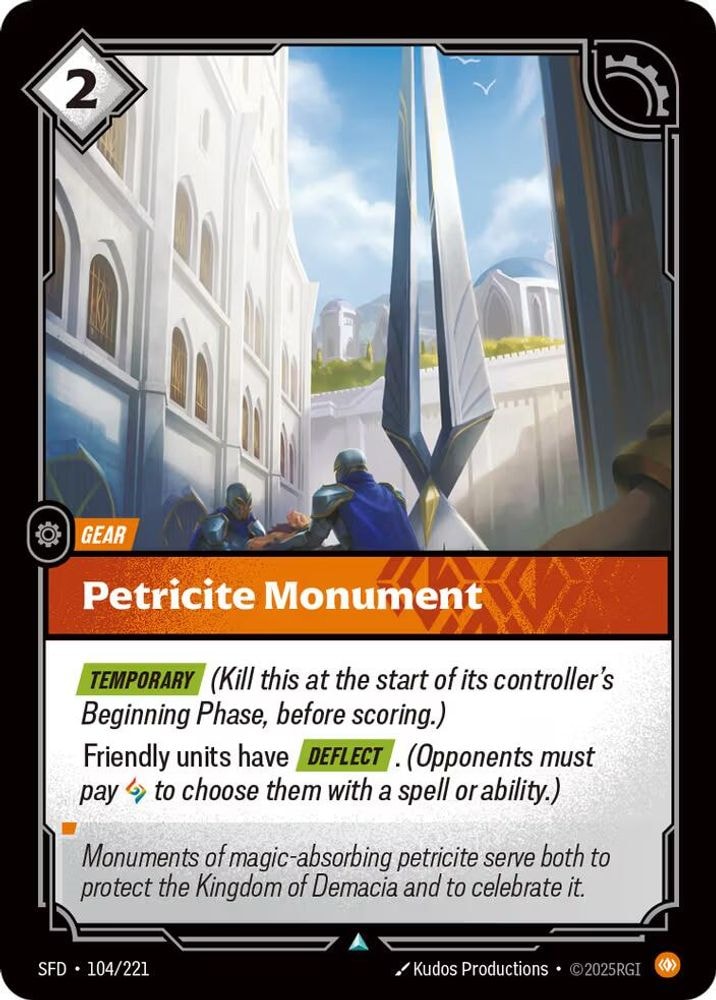 Spiritforged (SFD) - Petricite Monument (#104/221, Uncommon) ()