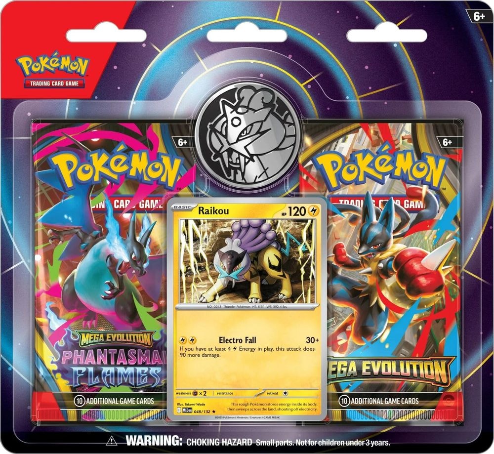 Miscellaneous Cards & Products (MCAP) - 2-Pack Blister [Raikou] (3-tab) (,) ()