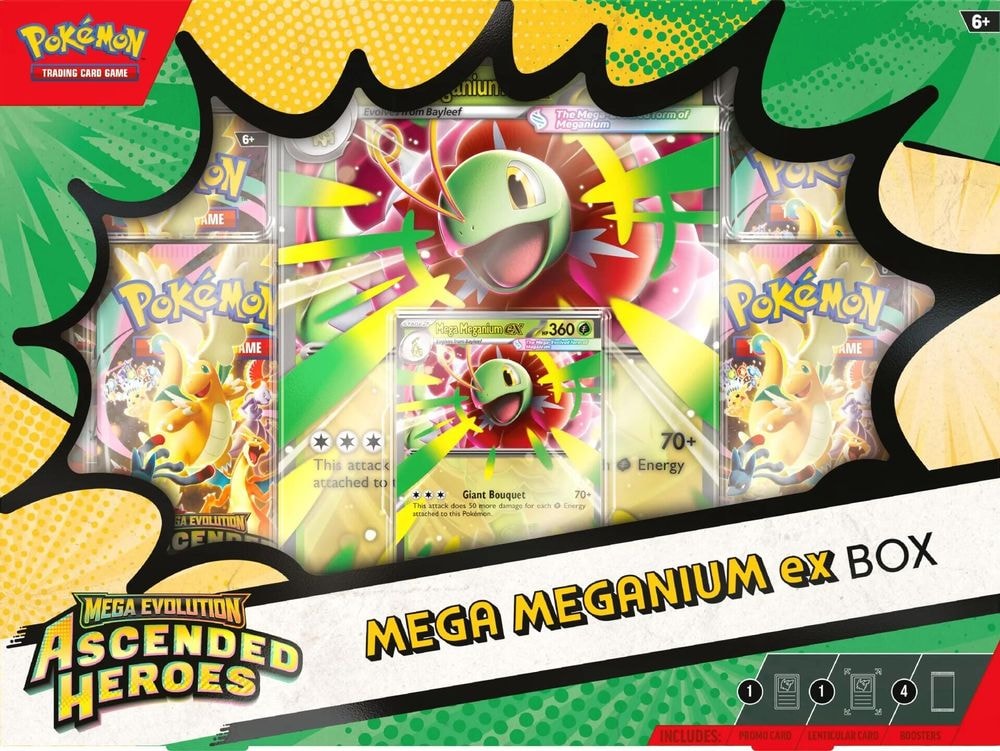 ME: Ascended Heroes (ASC) - Ascended Heroes Mega Meganium ex Box (, Double Rare) ()