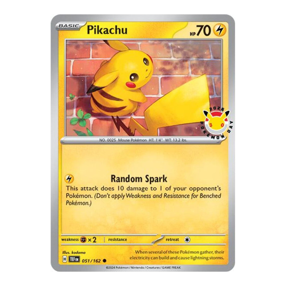 Miscellaneous Cards & Products (MCAP) - Pikachu (Pokemon Day 2026) (#051/162) (Near Mint)